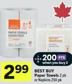 IGA Best buy paper towels offer