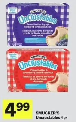 IGA Smucker's uncrustables offer