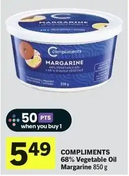 IGA Compliments 68% vegetable oil margarine offer