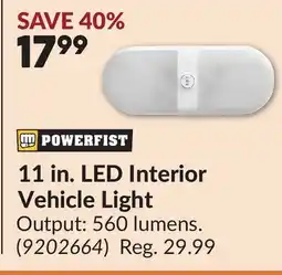 Princess Auto 11 in. LED Interior Vehicle Light offer