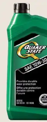 Princess Auto 10W-30 Conventional Quaker State Motor Oils offer