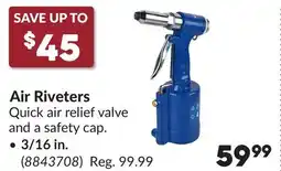 Princess Auto Air Riveters offer