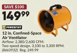 Princess Auto 12 in. Confined-Space Air Ventilator offer