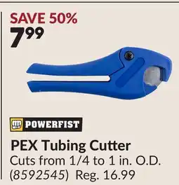 Princess Auto PEX Tubing Cutter offer