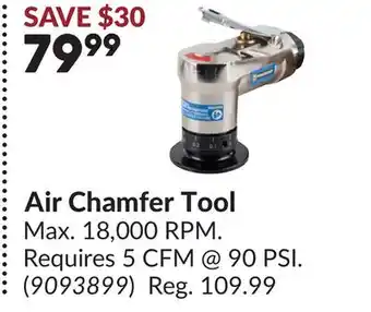 Princess Auto Air Chamfer Tool offer