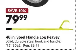 Princess Auto 48 in. Steel Handle Log Peavey offer