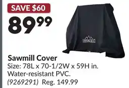Princess Auto Sawmill Cover offer