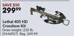 Princess Auto Lethal 405 HD Crossbow Kit offer