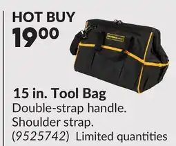 Princess Auto 15 in. Tool Bag offer