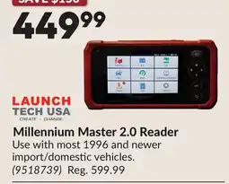 Princess Auto Millennium Master 2.0 Reader offer