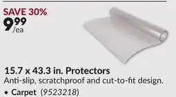 Princess Auto Carpet 15.7 x 43.3 in. Protectors offer