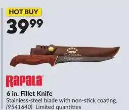 Princess Auto 6 in. Fillet Knife offer