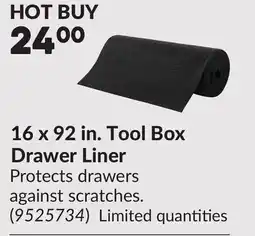 Princess Auto 16 x 92 in. Tool Box Drawer Liner offer