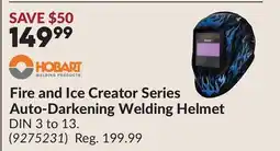 Princess Auto Fire and Ice Creator Series Auto-Darkening Welding Helmet offer
