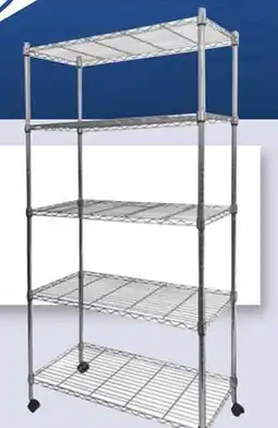 Princess Auto 5-Shelf Steel Shelving Unit with Casters offer