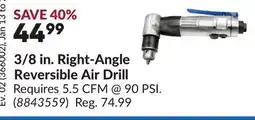 Princess Auto 3/8 in. Right-Angle Reversible Air Drill offer