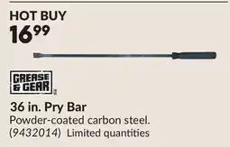 Princess Auto 36 in. Pry Bar offer