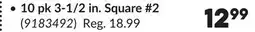 Princess Auto 10 pk 3-1/2 in. Square #2 Power Bits offer