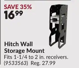 Princess Auto Hitch Wall Storage Mount offer