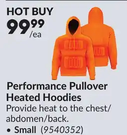 Princess Auto Performance Pullover Heated Hoodies offer