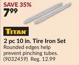Princess Auto 2 pc 10 in. Tire Iron Set offer