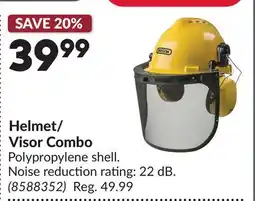 Princess Auto Helmet/ Visor Combo offer