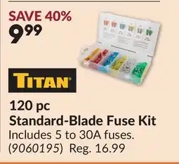 Princess Auto 120 pc Standard-Blade Fuse Kit offer