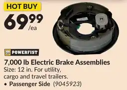 Princess Auto Passenger Side 7,000 lb Electric Brake Assemblies offer