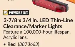 Princess Auto 3-7/8 x 3/4 in. LED Thin-Line Clearance/Marker Lights Red offer