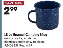 Princess Auto 18 oz Enamel Camping Mug offer