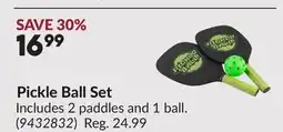 Princess Auto Pickle Ball Set offer
