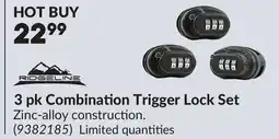 Princess Auto 3 pk Combination Trigger Lock Set offer