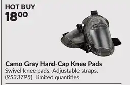 Princess Auto Camo Gray Hard-Cap Knee Pads offer