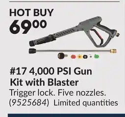 Princess Auto 17 4,000 PSI Gun Kit with Blaster offer