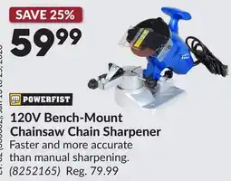 Princess Auto 120V Bench-Mount Chainsaw Chain Sharpener offer