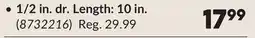 Princess Auto 1/2 in. dr. Length: 10 in. Offset Composite Ratchets offer