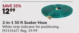 Princess Auto 2-in-1 50 ftSoaker Hose offer