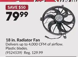 Princess Auto 18 in. Radiator Fan offer