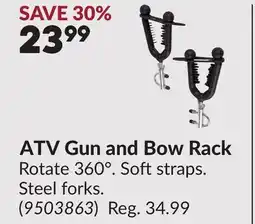 Princess Auto ATV Gun and Bow Rack offer