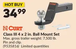 Princess Auto Class III 4 x 2 in. Ball Mount Set offer