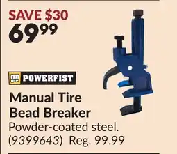 Princess Auto Manual Tire Bead Breaker offer
