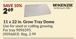 Princess Auto 11 x 22 in. Grow Tray Dome offer