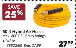 Princess Auto 50 ftHybrid Air Hoses offer