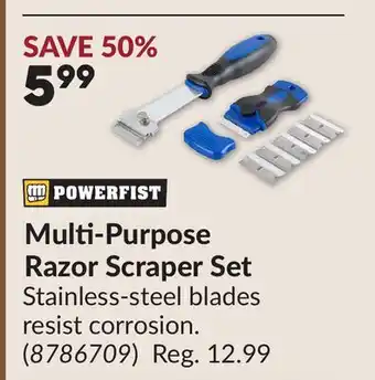 Princess Auto Multi-Purpose Razor Scraper Set offer
