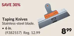 Princess Auto Taping Knives offer