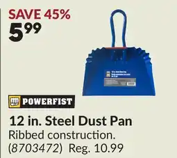 Princess Auto 12 in. Steel Dust Pan offer