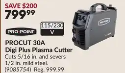 Princess Auto PROCUT 30A Digi Plus Plasma Cutter offer