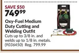 Princess Auto Oxy-Fuel Medium Duty Cutting and Welding Outfit offer