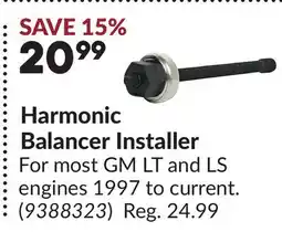 Princess Auto Harmonic Balancer Installer offer