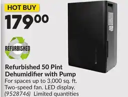 Princess Auto Refurbished 50 Pint Dehumidifier with Pump offer